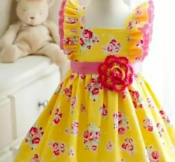 عکس لباس دخترانه نخی