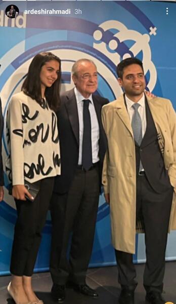 عکس مدیر رئال مادرید