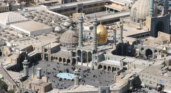 عکس هوایی حرم حضرت معصومه