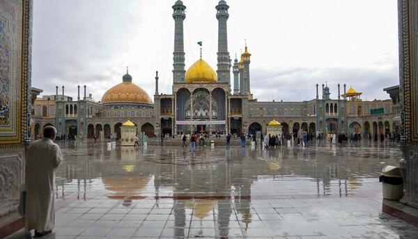 عکس هوایی حرم حضرت معصومه