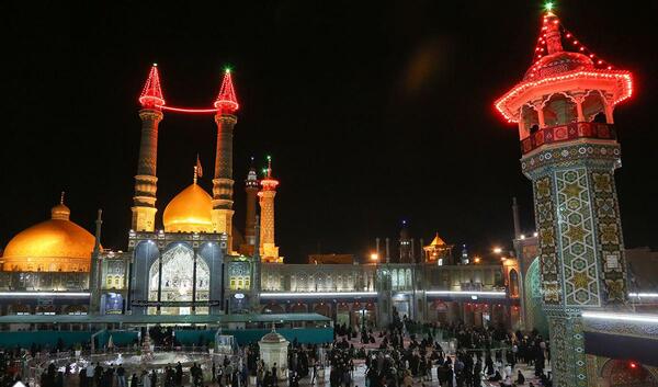 عکس هوایی حرم حضرت معصومه