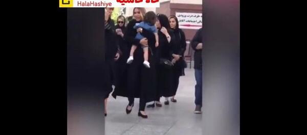 عکس همسر بهنام صفوی در خاکسپاری