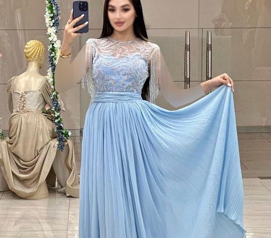 عکس لباس مجلسی ساده بلند اینستاگرام