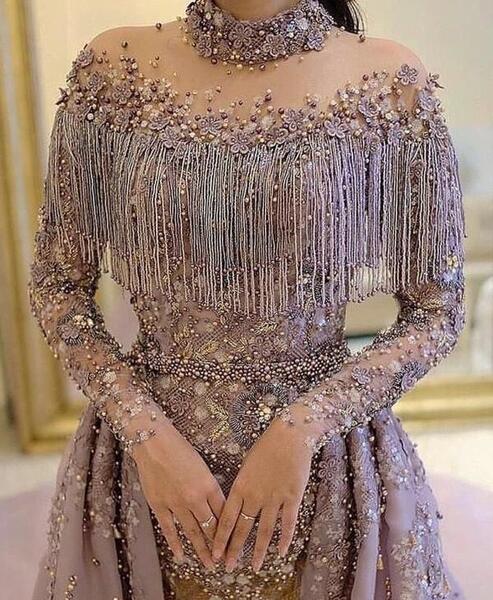 عکس لباس مجلسی ساده بلند اینستاگرام