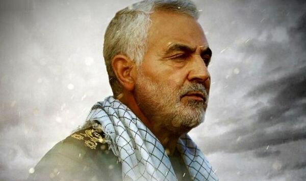 عکس شهید سلیمانی در سازمان ملل