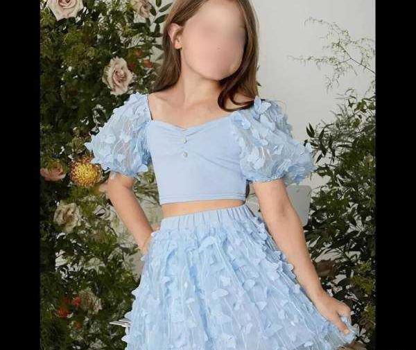 عکس لباس مجلسی کوتاه طفلانه