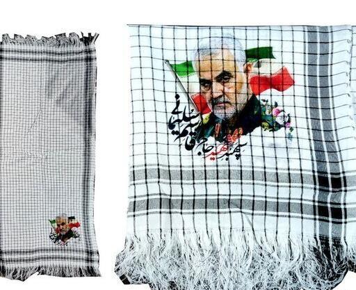 عکس قاسم سلیمانی با چفیه