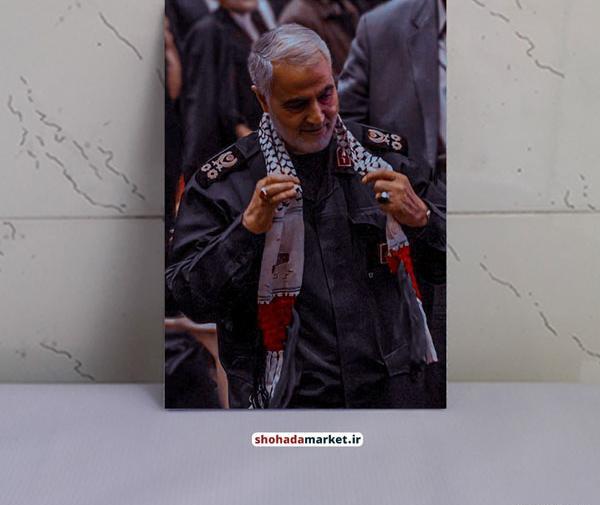 عکس قاسم سلیمانی با چفیه