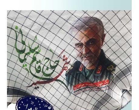 عکس قاسم سلیمانی با چفیه