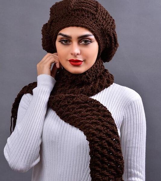 عکس شال و کلاه دخترانه شیک
