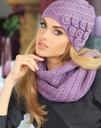 عکس شال و کلاه دخترانه شیک
