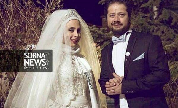عکس علی صادقی در لباس زنانه مجری اخبار