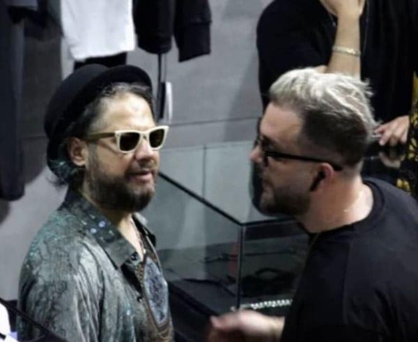 عکس علی صادقی در لباس زنانه مجری اخبار