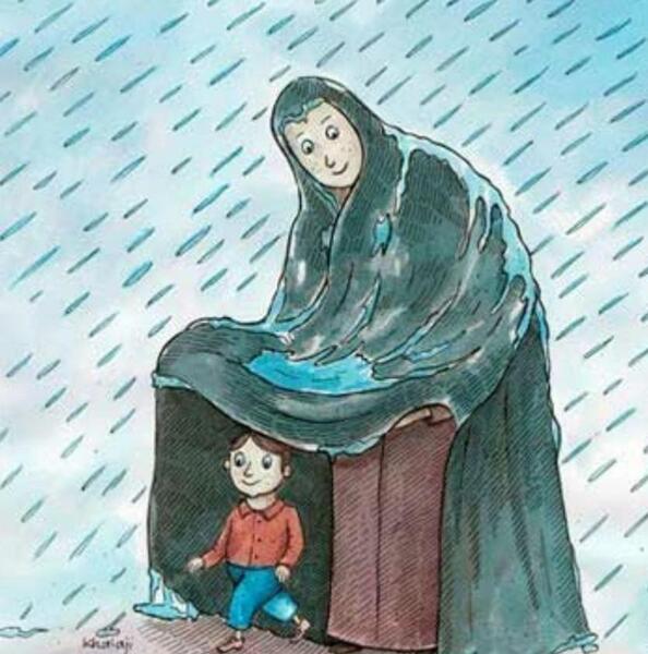 عکس مفهومی مادر