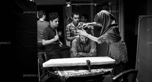 عکس های پشت صحنه ی آوای باران