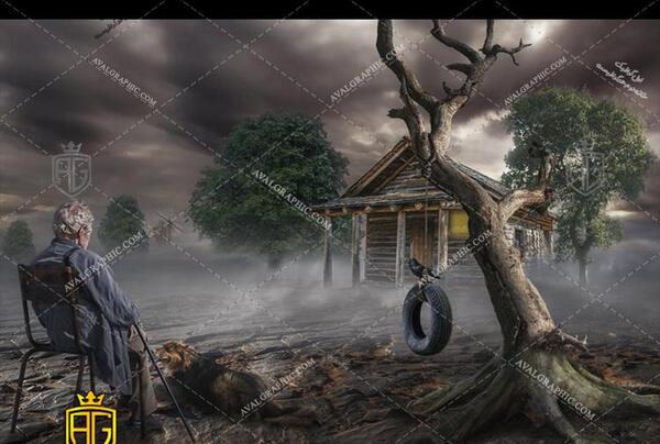 عکس کلبه چوبی برای پروفایل