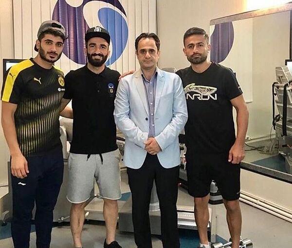 عکس امید ابراهیمی و همسرش