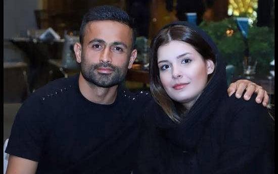 عکس امید ابراهیمی و همسرش