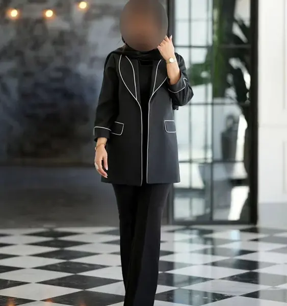 عکس کت و شلوار مشکی
