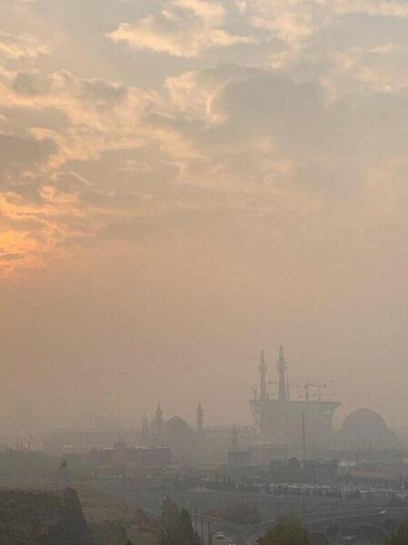 عکس آسمان آلوده