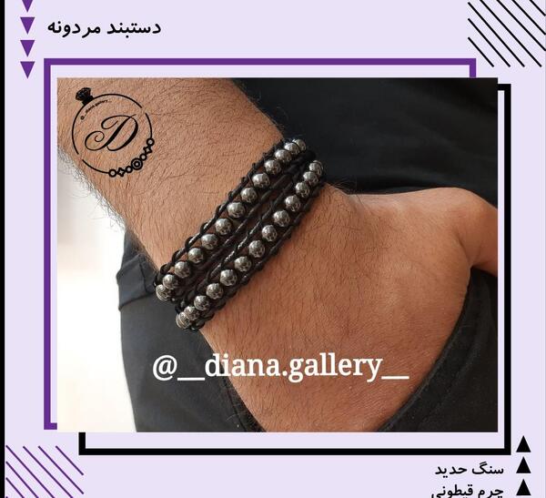 عکس دستبند پسرانه چرم