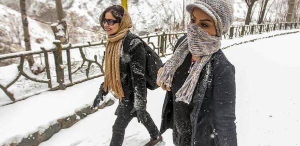 عکس زمستان تهران