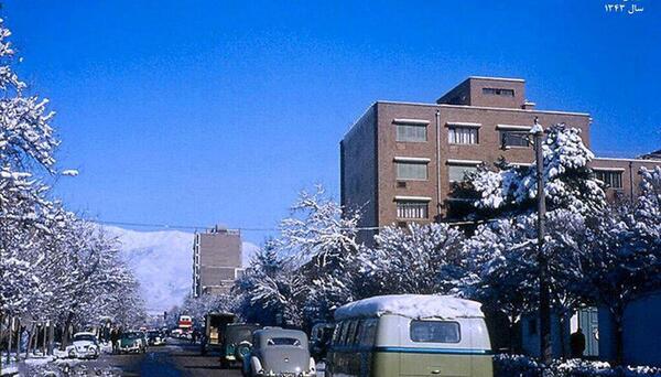 عکس زمستان تهران