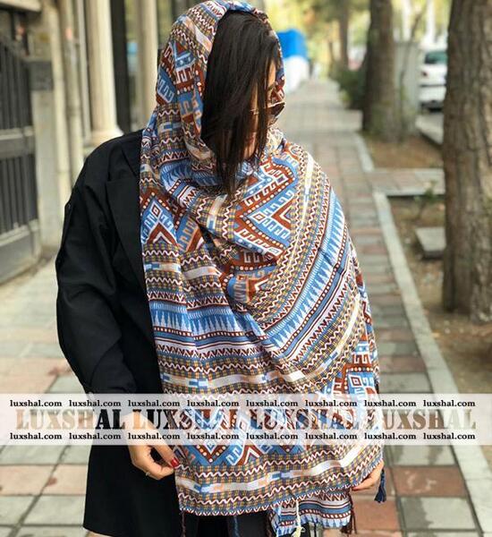 عکس روسری قهوه ای