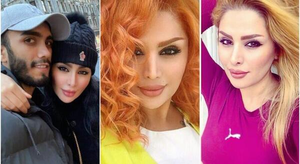 عکس دنیا جهانبخت و نامزدش