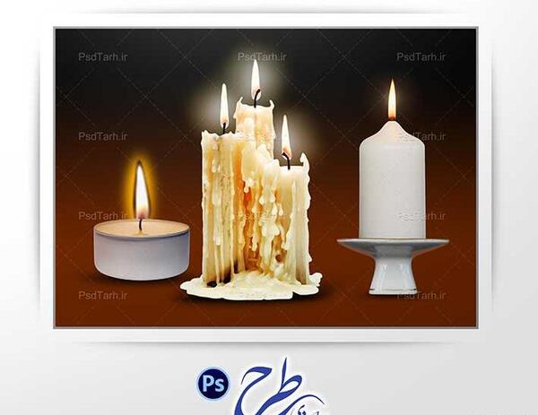 بک گراند عکس شمع تسلیت