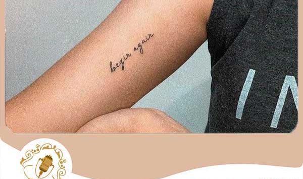 عکس تاتو روی دست چپ یا راست