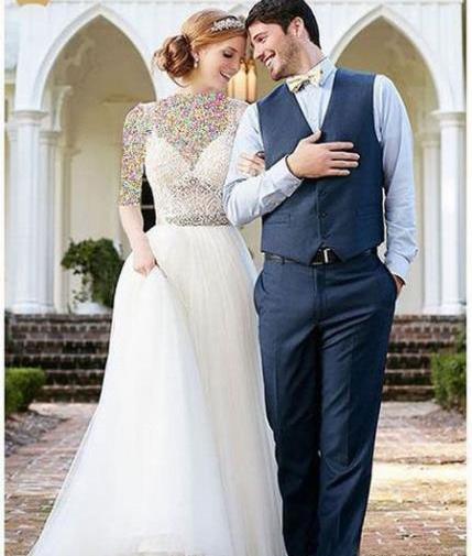 عکس نوشته عاشقانه عروس و داماد