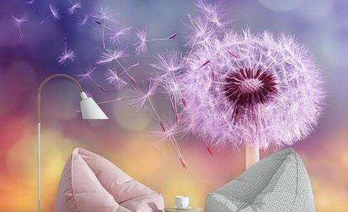 عکس کاغذ دیواری بنفش