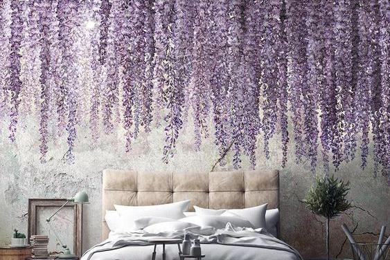 عکس کاغذ دیواری بنفش
