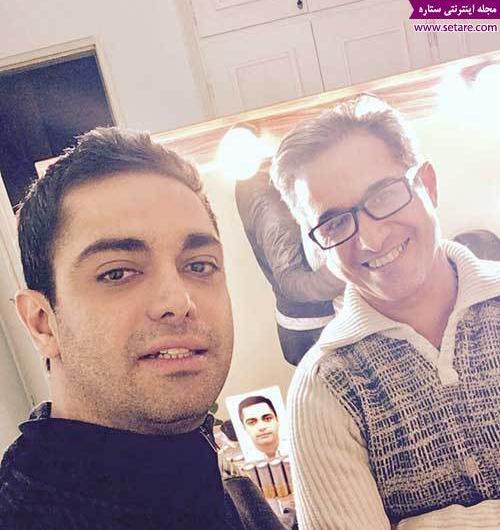 عکس اشکان اشتیاق با زنش