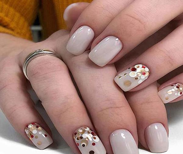 عکس مدل ژلیش ناخن کوتاه دخترانه