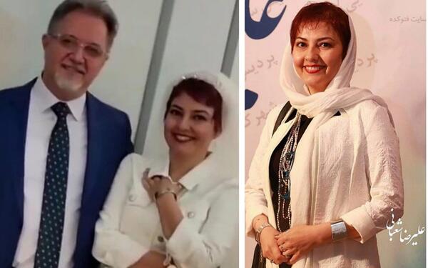 عکس آناهیتا همتی و شوهرش