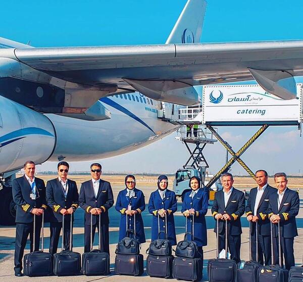 عکس هواپیما آسمان