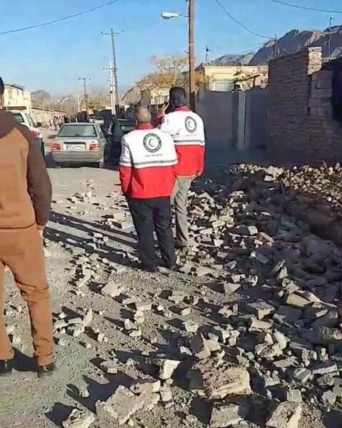 عکس از زلزله حتکن