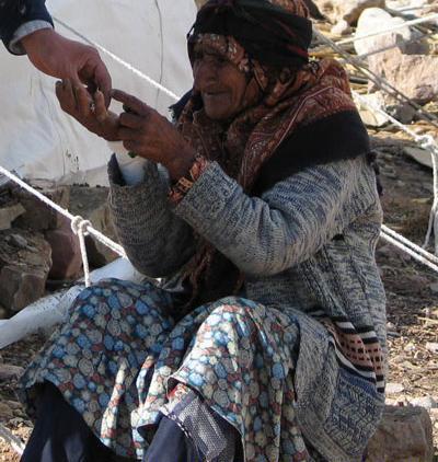 عکس از زلزله حتکن