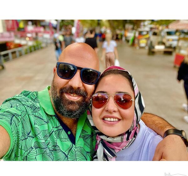 عکس دوست پسر نرگس محمدی