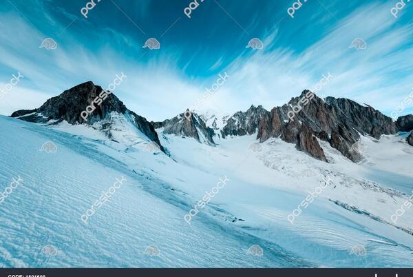 عکس برف کوه
