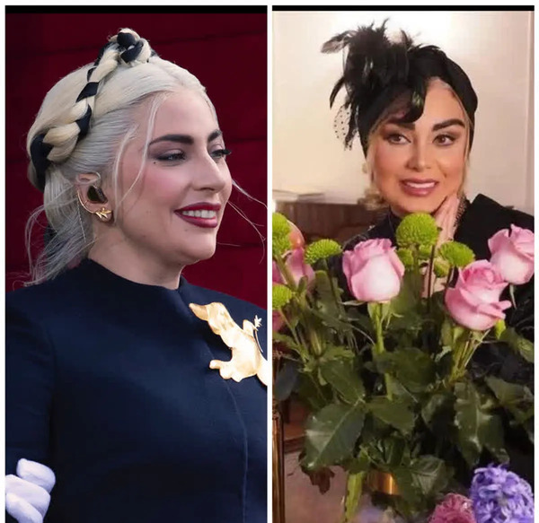 عکس لیدی گاگا و تهیونگ