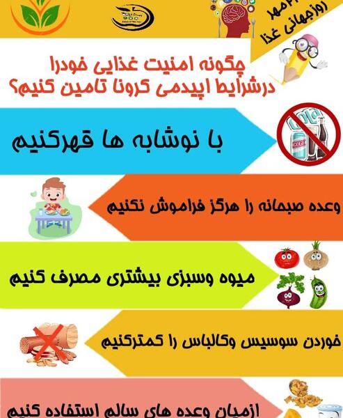 عکس نوشته روز غذا