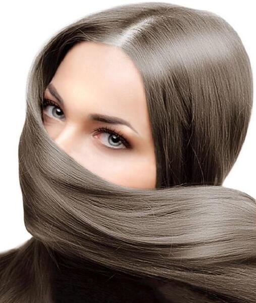 عکس رنگ مو تیره بدون دکلره