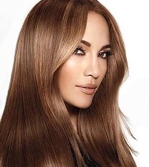 عکس رنگ مو تیره بدون دکلره