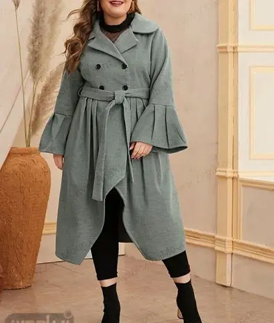 عکس مدل مانتو سال ۱۴۰۰ برای افراد چاق