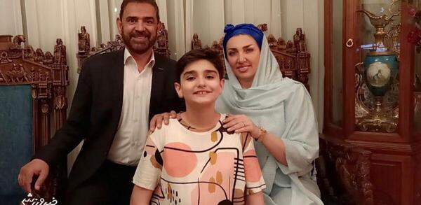 عکس علی کریمی و خانمش