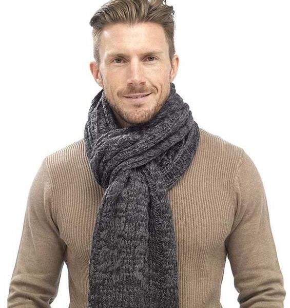 عکس شال گردن بافتنی مردانه