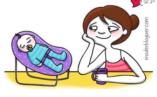 عکس نوشته کارتونی بچه داری
